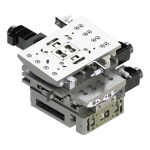 小型ナノステージ―組み合わせ例（θ-（傾斜）X-Yステージ）│株式会社ピーエムティー